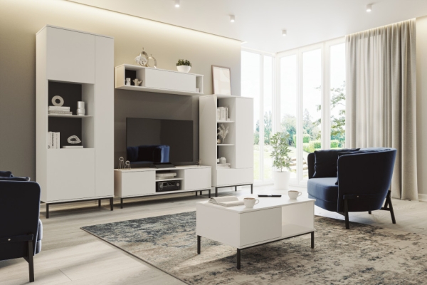 TV-Kommode ERISTO large weiß für Wohnzimmer | www.artigo.at